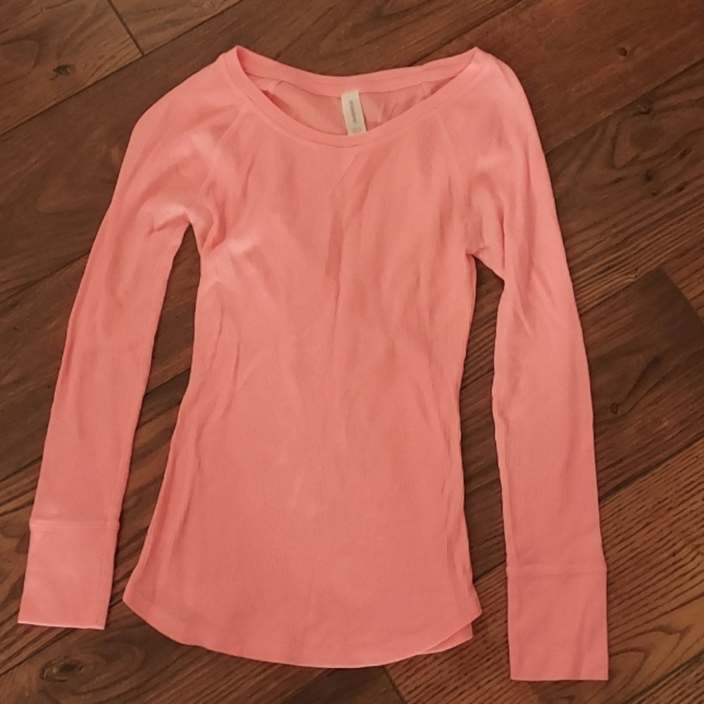 No boundaries  peach long sleeve  t-shirt.